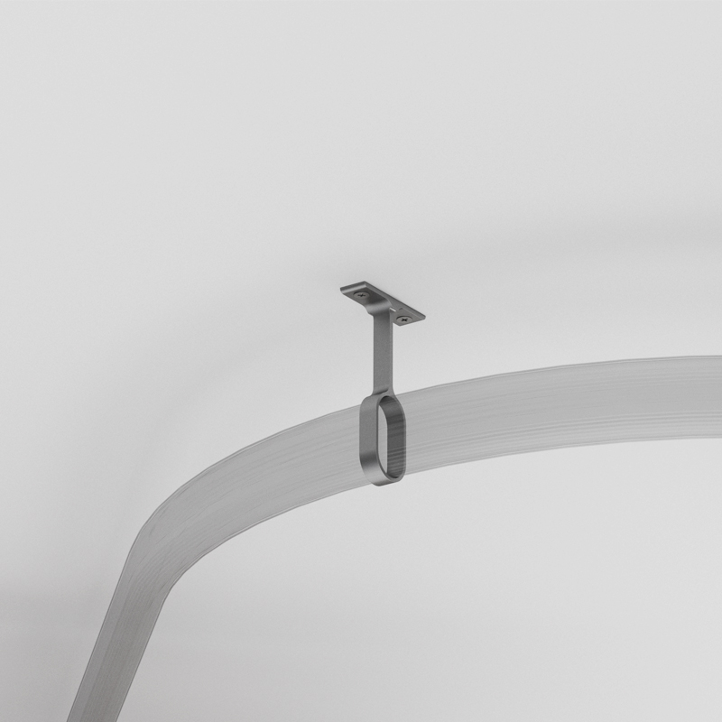 OVAL TUBE ROOF SUPPORT / ALUMINIUM MAT